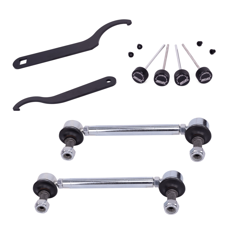Ford Mustang Suspension Lift Kit - Front + Rear - Air Lift - 32-Way Dampening Adjustable - `15-`24